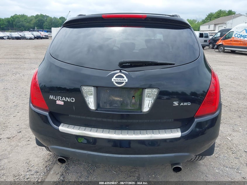 2007 Nissan Murano S VIN: JN8AZ08W07W604578 Lot: 42525037