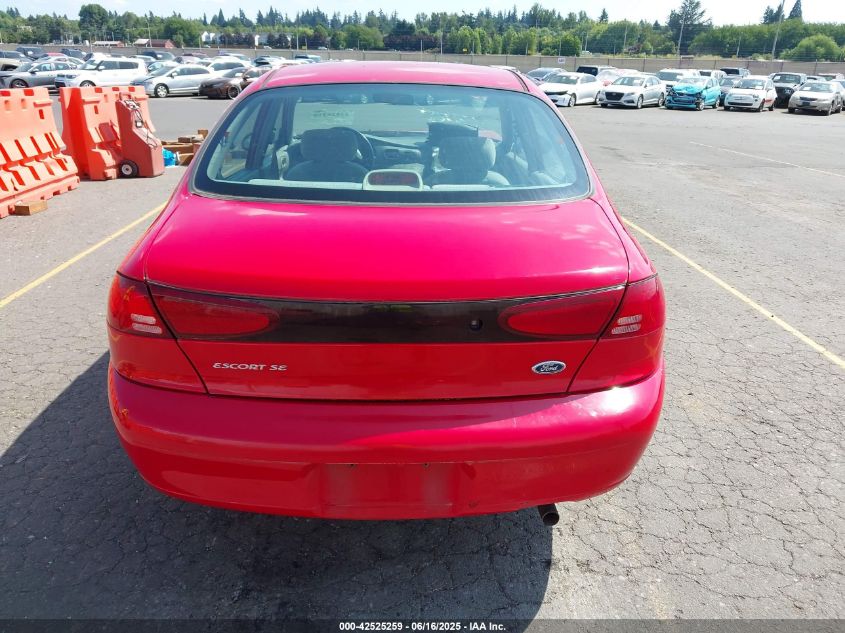 2001 Ford Escort VIN: 3FAFP13P61R187496 Lot: 42525259