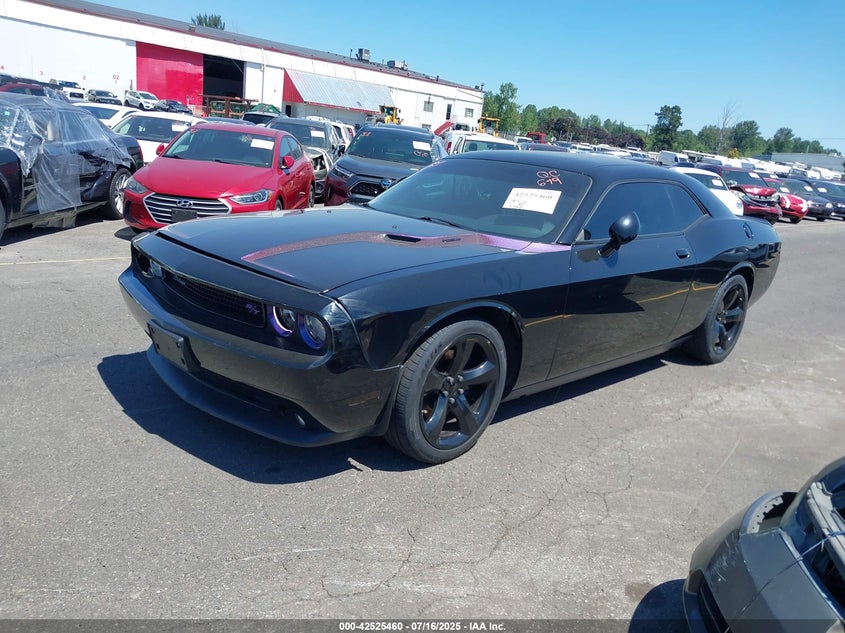 Vin: 2c3cdybt5eh225786, lot: 43018268, dodge challenger r/t plus 20142