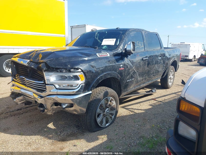 2019 Ram 3500 Laramie 4X4 6'4 Box black truck diesel 3C63R3EL7KG591991 photo #3