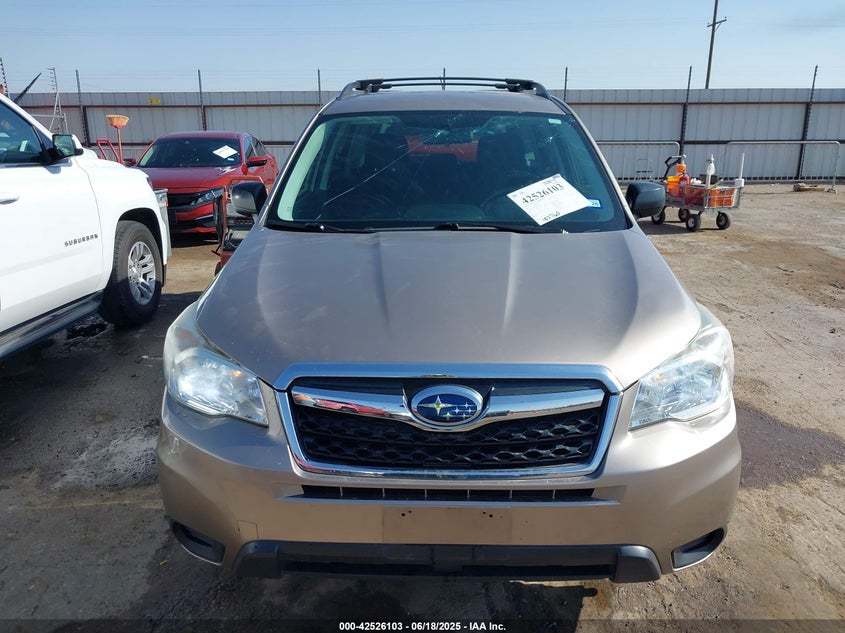 2015 SUBARU FORESTER 2.5I - JF2SJABC4FH537825