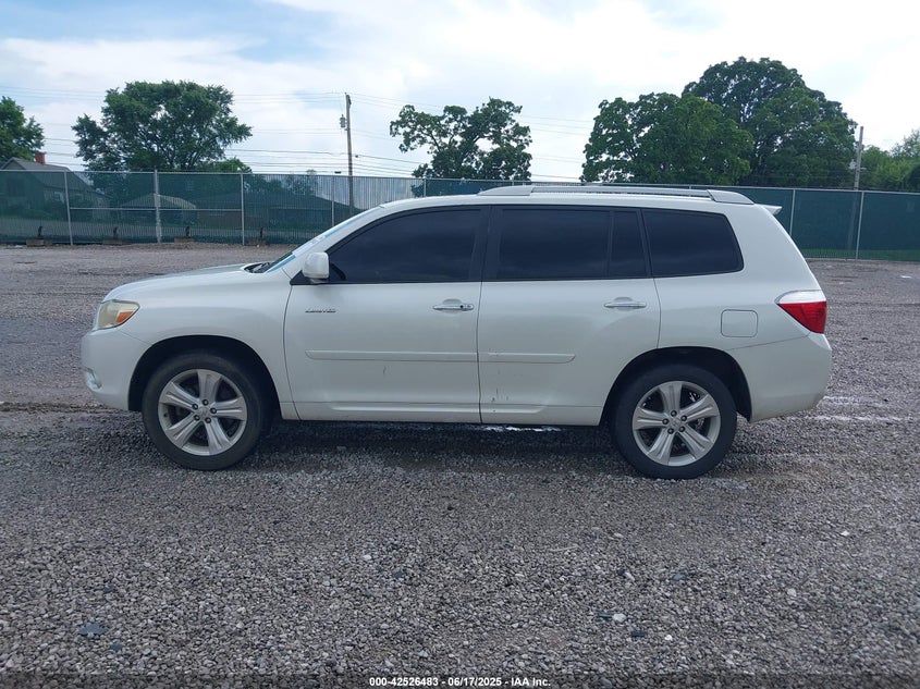 2008 Toyota Highlander Limited VIN: JTEES42A082078660 Lot: 42526483