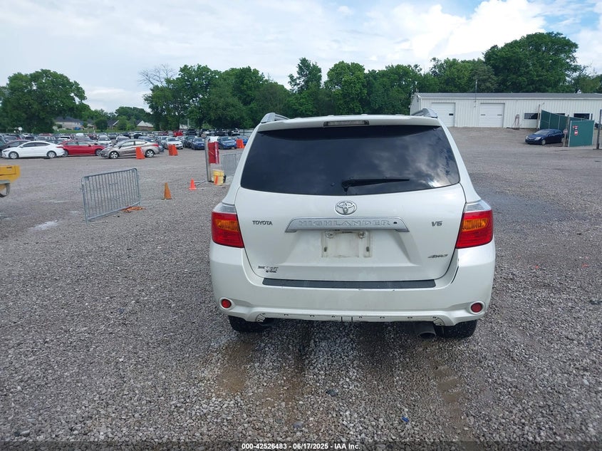 2008 Toyota Highlander Limited VIN: JTEES42A082078660 Lot: 42526483