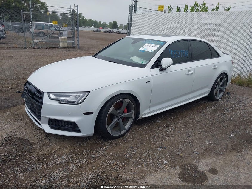 Vin: waub4af44ja136394, lot: 43020006, audi s4 3.0t premium plus 20182