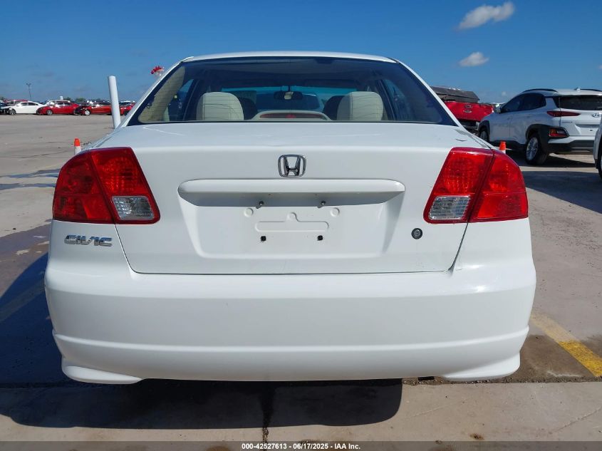 2005 Honda Civic Vp VIN: 2HGES163658559693 Lot: 42527613