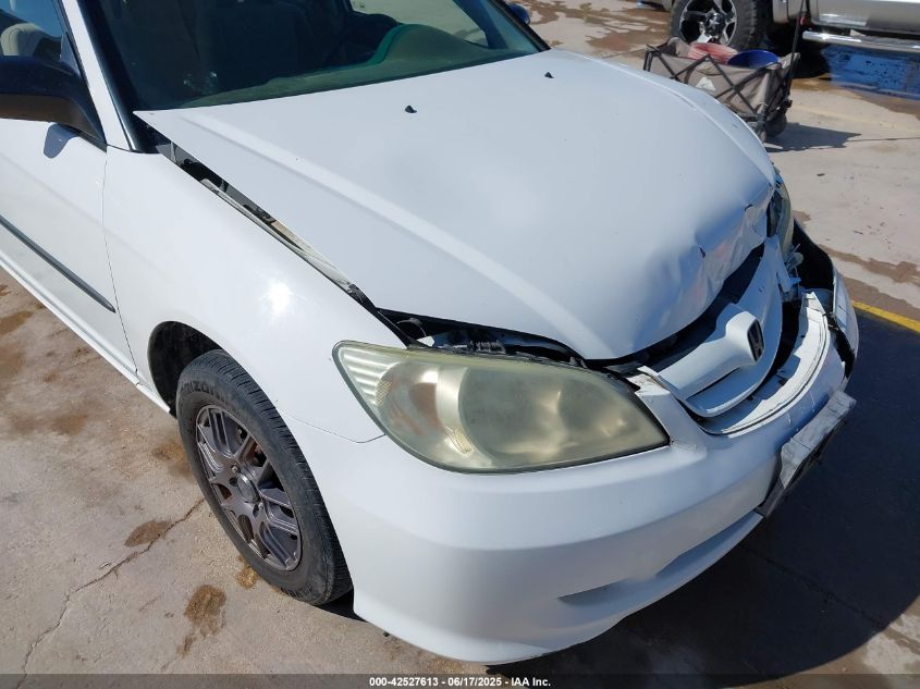 2005 Honda Civic Vp VIN: 2HGES163658559693 Lot: 42527613