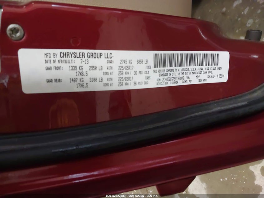 2014 DODGE GRAND CARAVAN SXT - 2C4RDGCG7ER102809