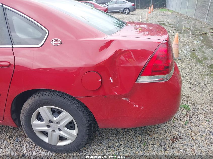 2008 Chevrolet Impala Ls VIN: 2G1WB58K381252874 Lot: 42528320