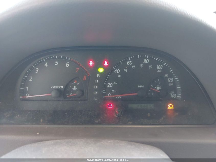 2002 Toyota Camry Le VIN: 4T1BE32K72U593101 Lot: 42528579