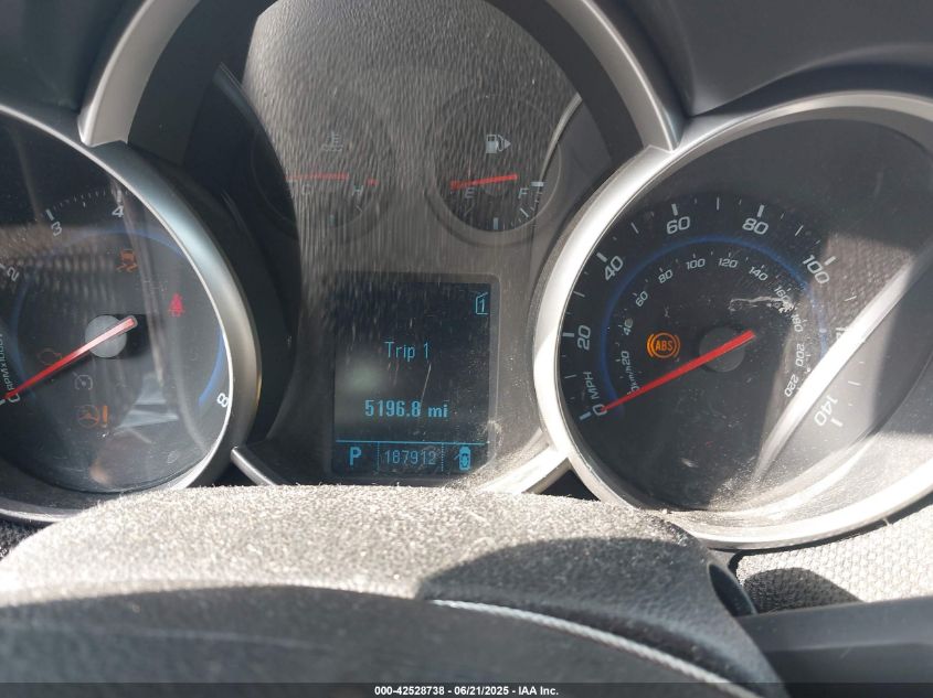 2011 Chevrolet Cruze VIN: 1G1PF5F94B7261771 Lot: 42528738