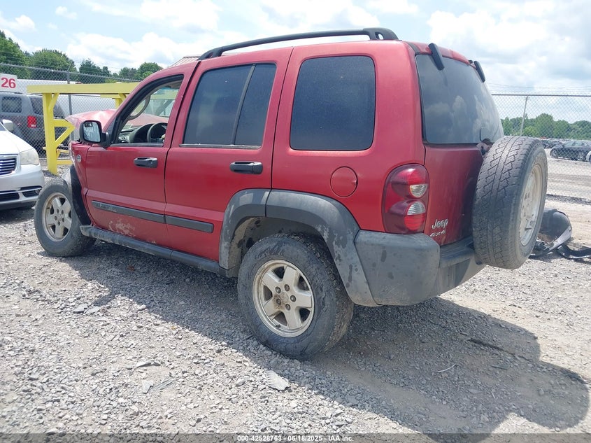 2007 JEEP LIBERTY VIN: 1J4GL48K57W632903