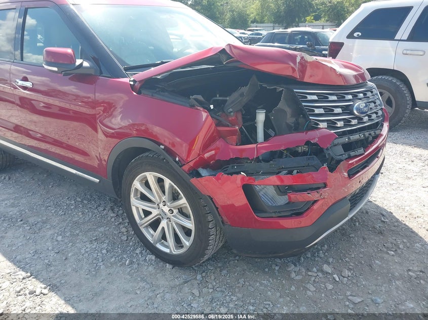 VIN 1FM5K7F86HGC34096 2017 FORD EXPLORER LIMITED