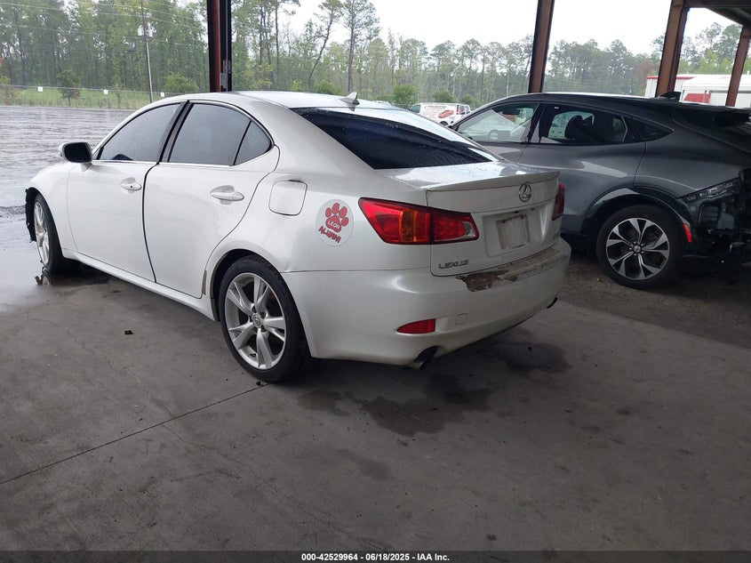 2009 LEXUS IS 250 VIN: JTHBK262595106885