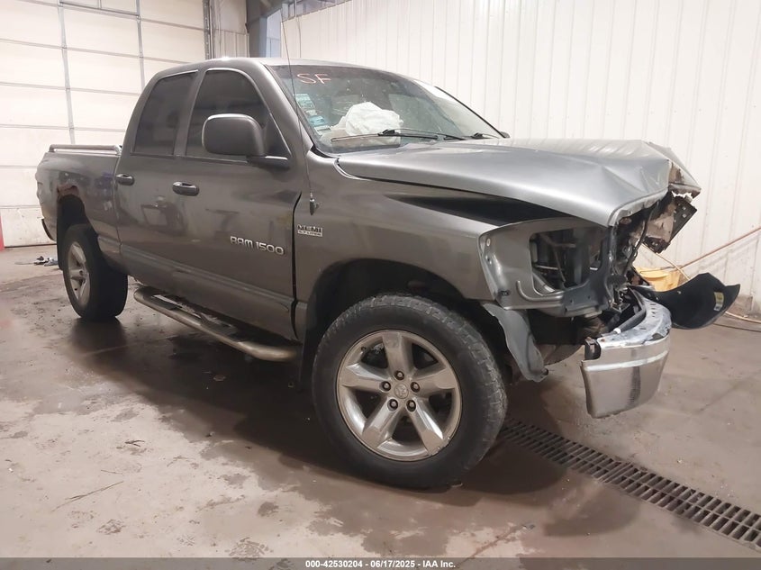2007 Dodge Ram 1500 Slt/Trx4 Off Road/Sport grey truck gasoline 1D7HU18267S134812 photo #1