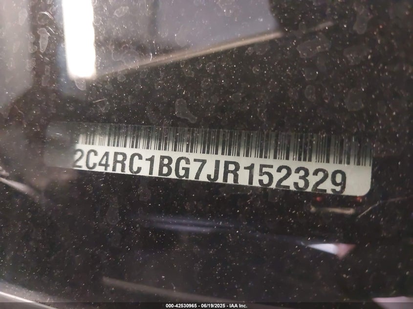 2018 CHRYSLER PACIFICA TOURING L - 2C4RC1BG7JR152329