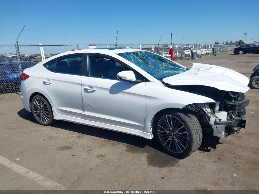 VIN KMHD04LB3JU533021 2018 HYUNDAI ELANTRA SPORT