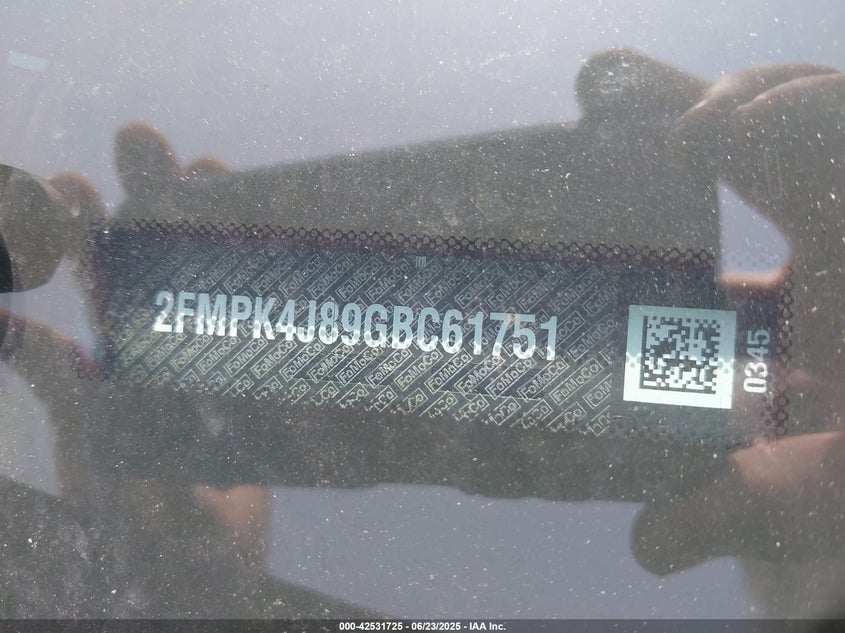 2016 FORD EDGE SEL - 2FMPK4J89GBC61751