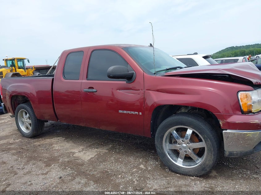 2009 GMC Sierra 1500 Work Truck VIN: 1GTEC19019Z122834 Lot: 42531749