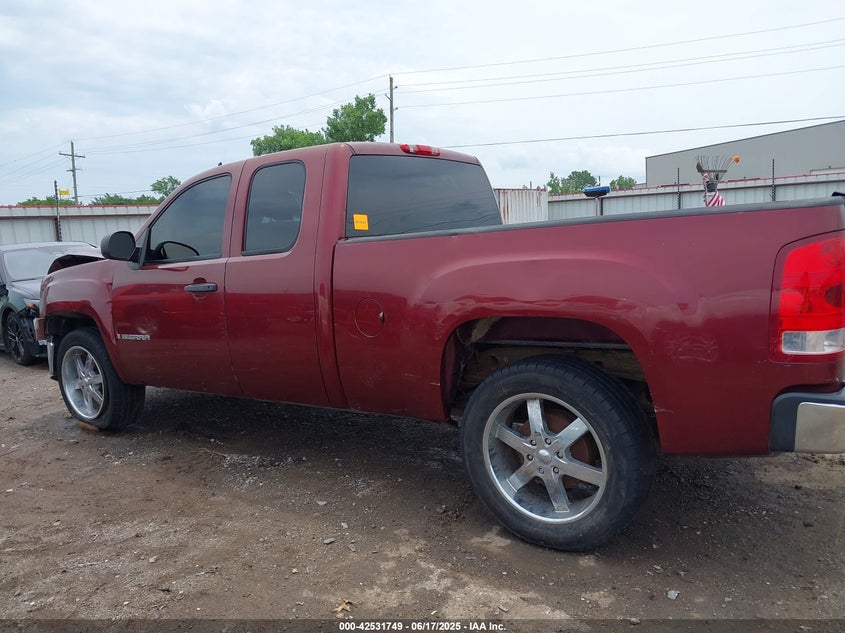 2009 GMC Sierra 1500 Work Truck VIN: 1GTEC19019Z122834 Lot: 42531749