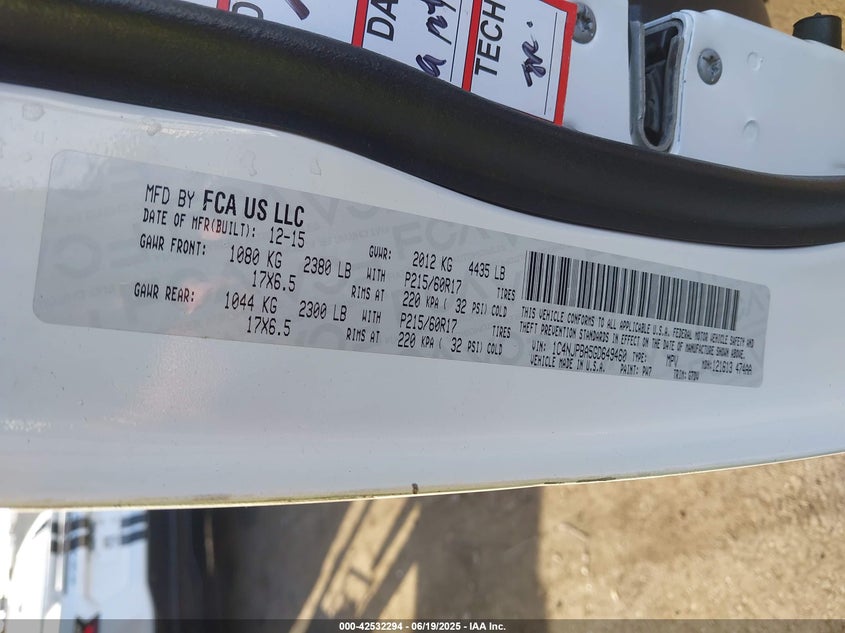 2016 JEEP PATRIOT SPORT SE - 1C4NJPBA5GD649460