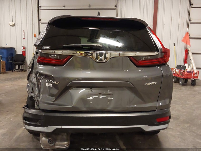 VIN 5J6RW2H8XMA009116 2021 HONDA CR-V AWD EX-L