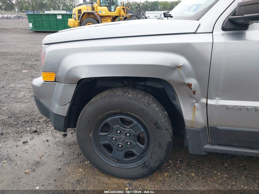 2016 JEEP PATRIOT VIN: 1C4NJPBB0GD800486