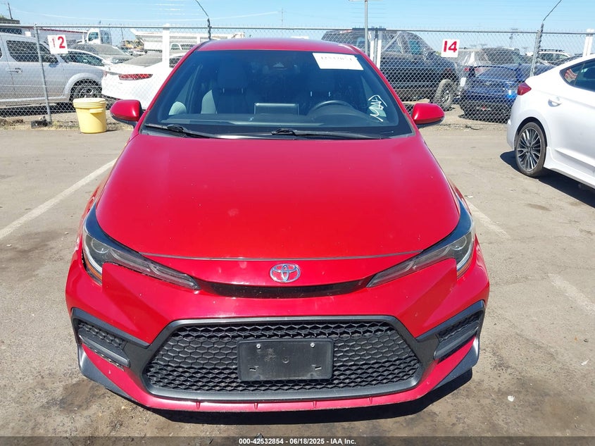 VIN 5YFS4RCE4LP029701 2020 TOYOTA COROLLA SE