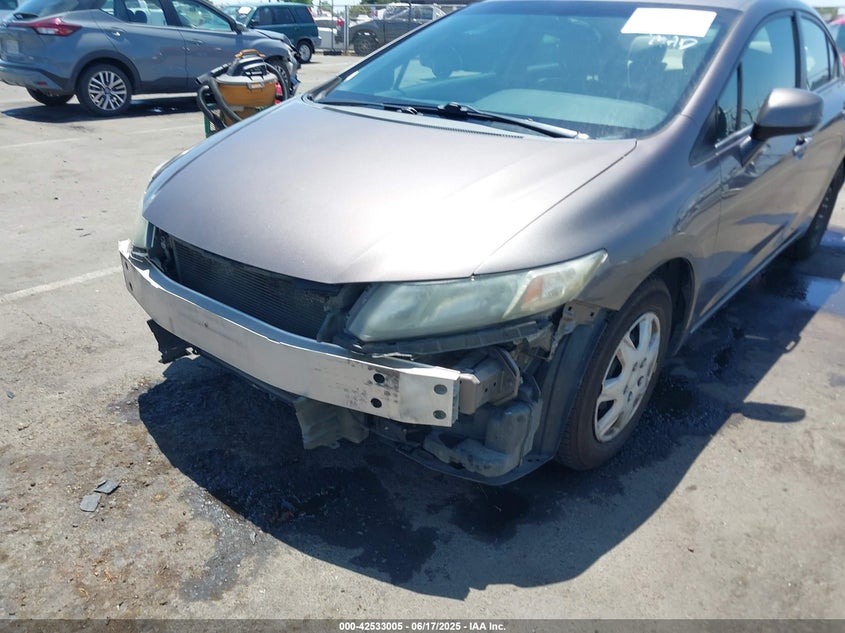 2013 HONDA CIVIC VIN: 19XFB2F57DE098833