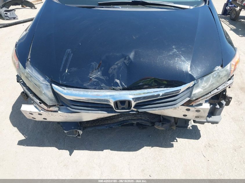 2012 Honda Civic Lx VIN: 19XFB2F54CE012652 Lot: 42533185