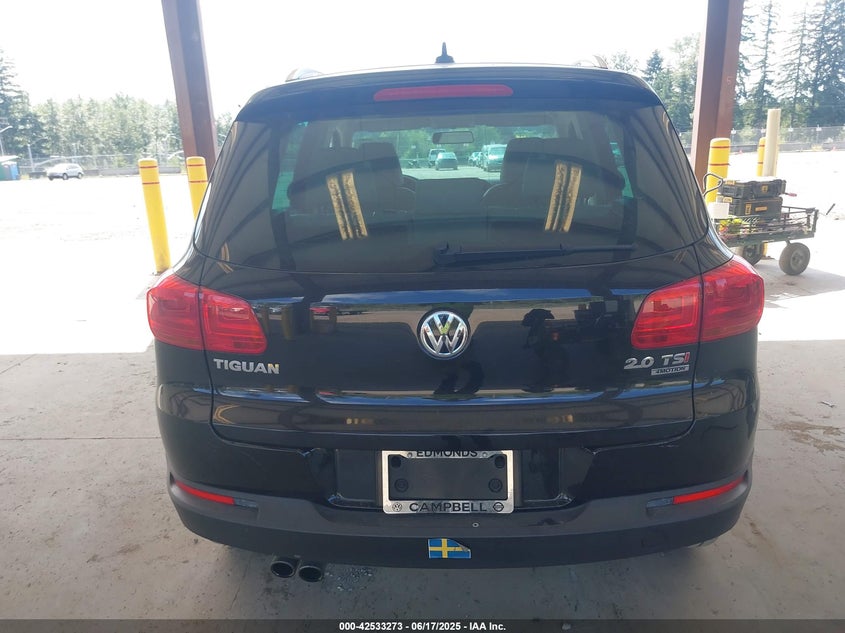 2015 VOLKSWAGEN TIGUAN SE - WVGBV7AX6FW555101