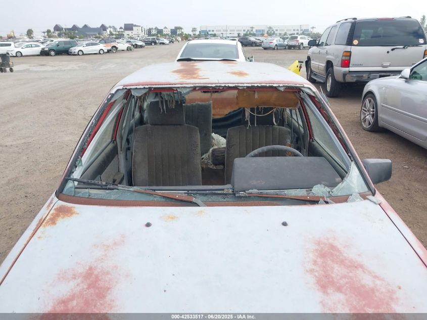 1986 Chevrolet Nova VIN: 1Y1SK684XGZ201564 Lot: 42533517