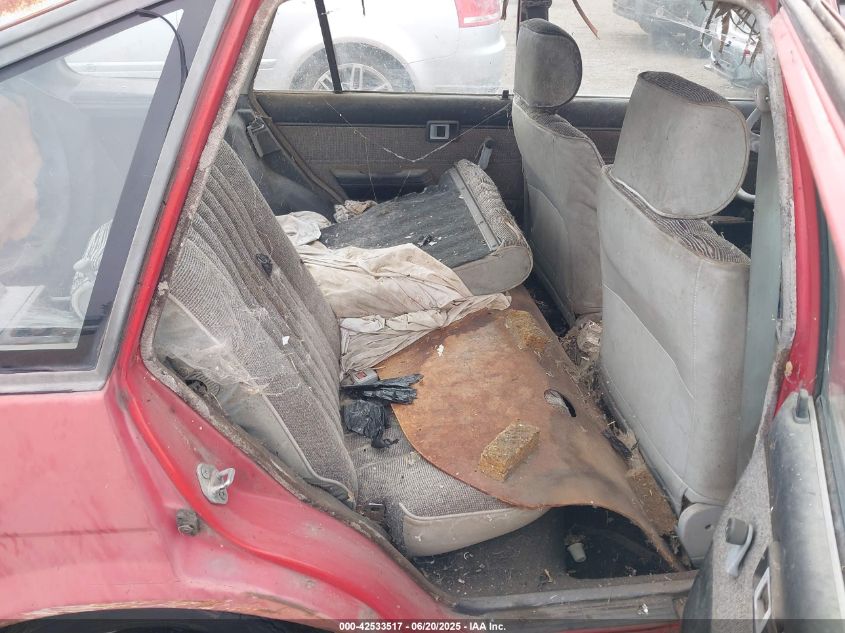 1986 Chevrolet Nova VIN: 1Y1SK684XGZ201564 Lot: 42533517