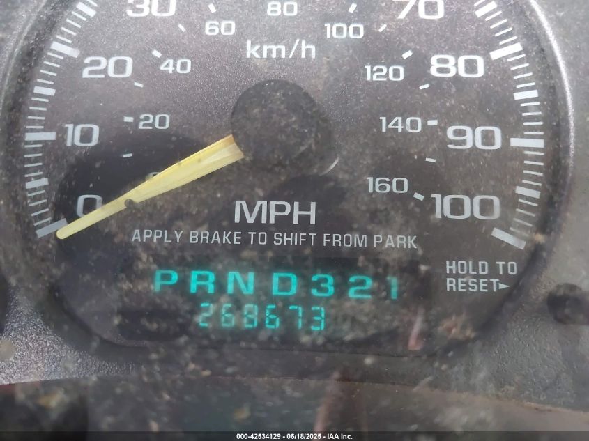 2001 GMC Yukon Slt VIN: 1GKEK13T21J186331 Lot: 42534129