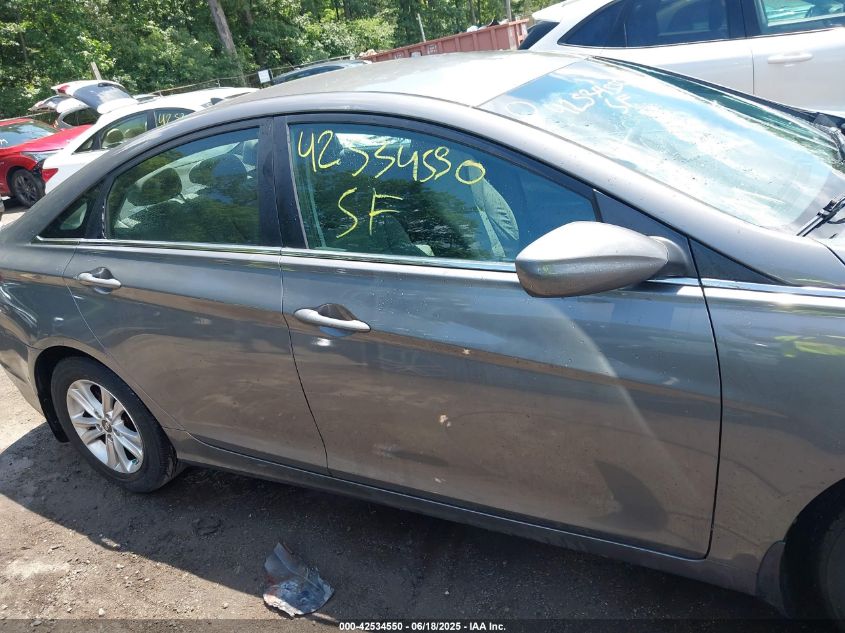 2012 Hyundai Sonata Gls VIN: 5NPEB4AC6CH377357 Lot: 42534550