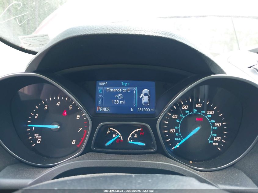 2014 Ford Escape S VIN: 1FMCU0F76EUNA1098 Lot: 42534623