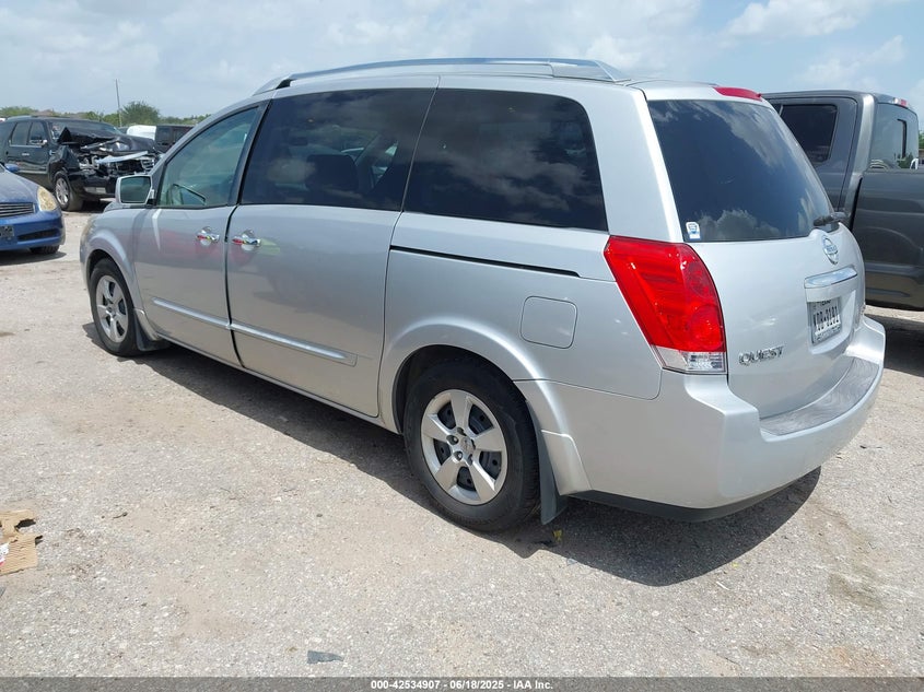 2009 Nissan Quest 3.5 S silver van gasoline 5N1BV28U89N106642 photo #4