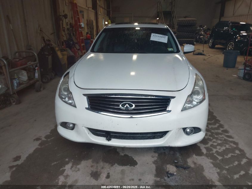 2011 Infiniti G37X VIN: JN1CV6AR9BM350045 Lot: 42535091