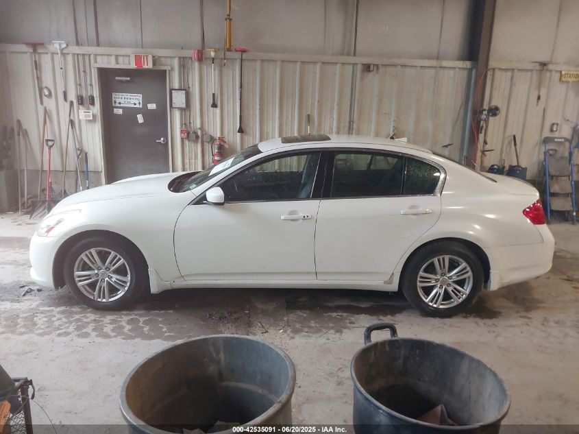 2011 Infiniti G37X VIN: JN1CV6AR9BM350045 Lot: 42535091