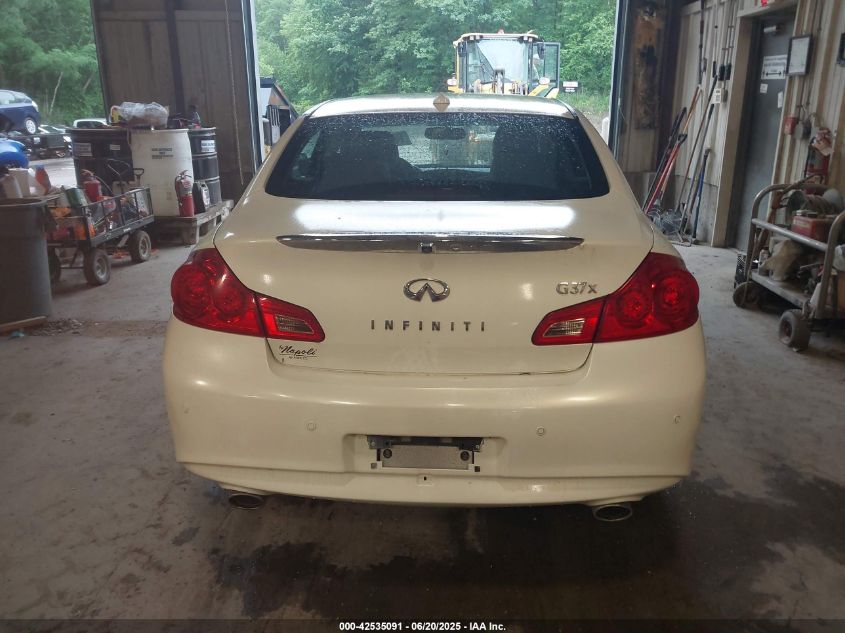 2011 Infiniti G37X VIN: JN1CV6AR9BM350045 Lot: 42535091