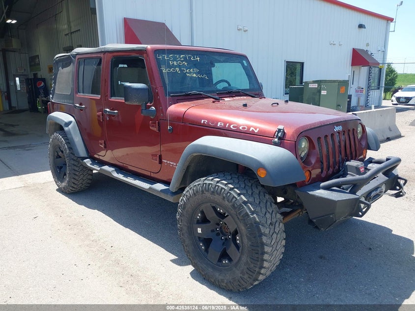 2008 JEEP WRANGLER / VIN: 1J4GA69178L631116