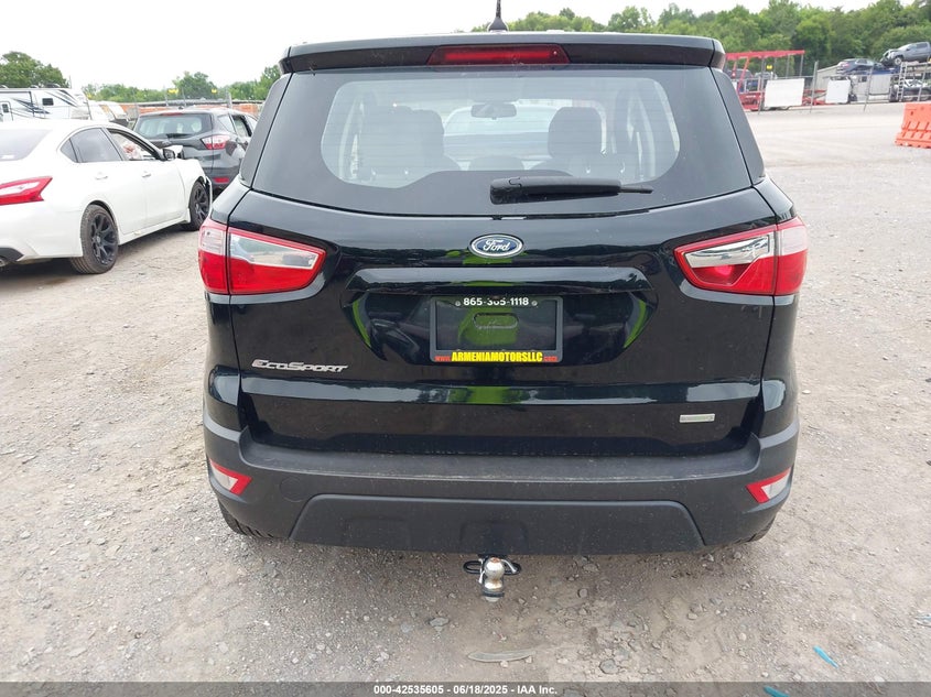 2018 FORD ECOSPORT S - MAJ3P1RE4JC203153