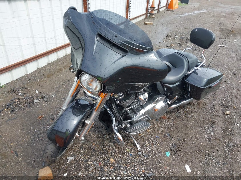 2018 Harley-davidson Flhx Street Glide Black Lot 111042535663 Vin 1HD1KBC10JB671283