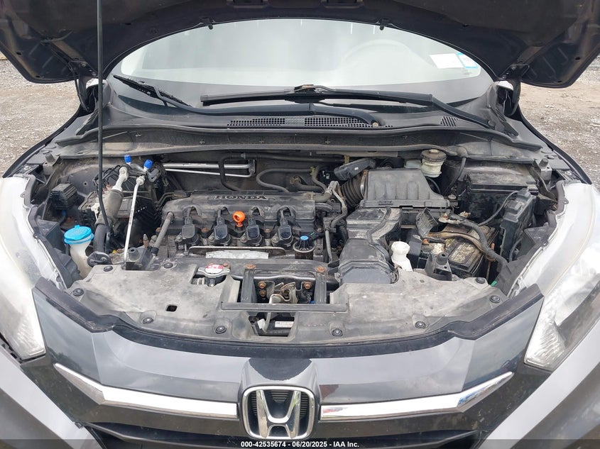 2016 HONDA HR-V VIN: 3CZRU6H54GM757001