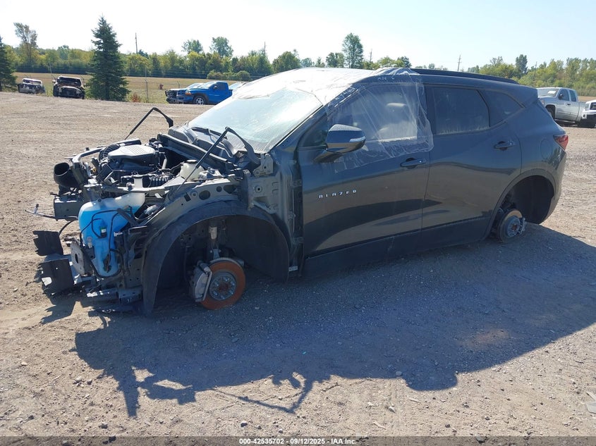 Vin: 3gnkbdrs0ks677437, lot: 43028532, chevrolet blazer 3lt 20192