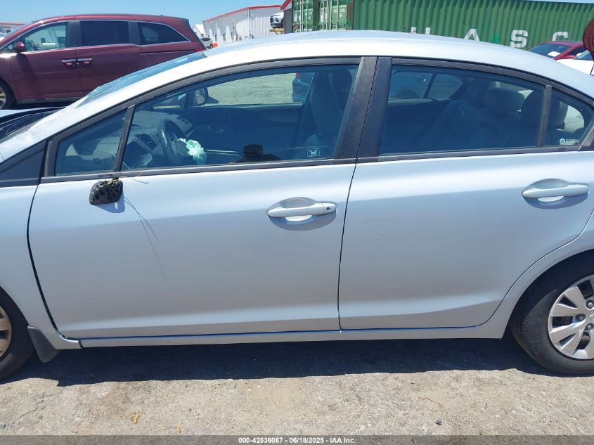 2012 Honda Civic Lx VIN: 2HGFB2F5XCH566266 Lot: 42536067