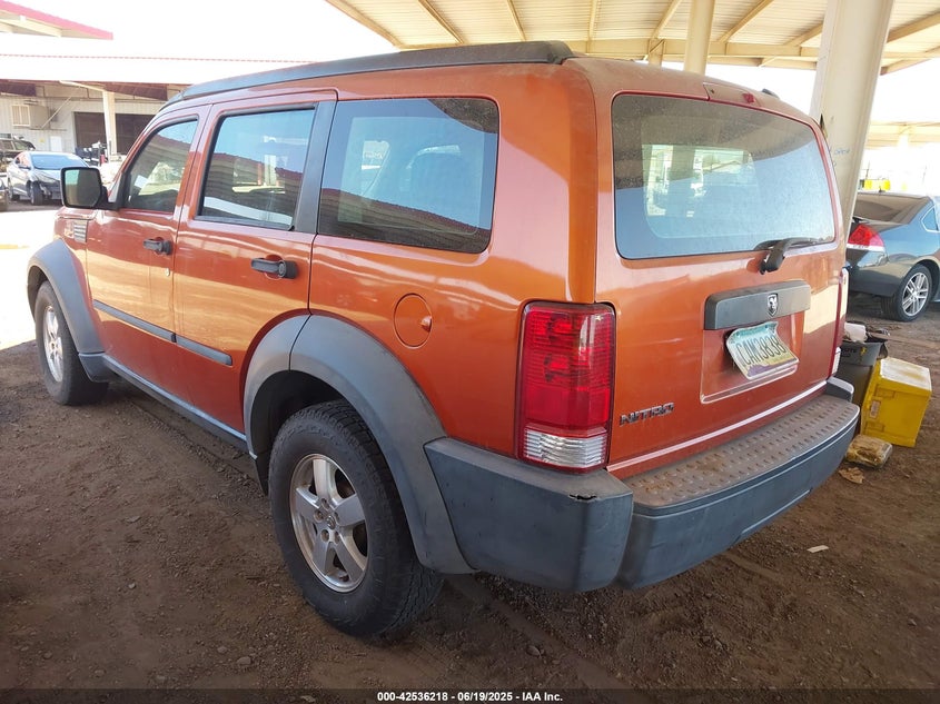 2007 DODGE NITRO VIN: 1D8GT28K17W726918