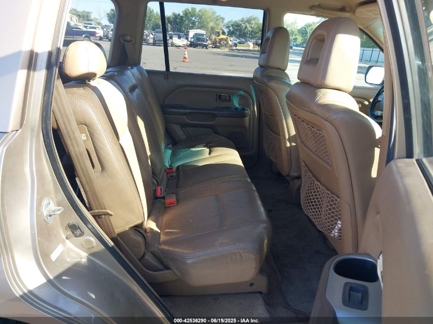 2004 Honda Pilot Ex-L VIN: 2HKYF18614H506395 Lot: 42536290