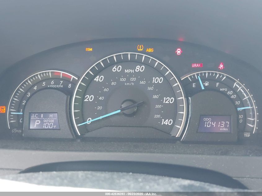 2012 Toyota Camry Xle V6 VIN: 4T1BK1FK3CU515181 Lot: 42536393