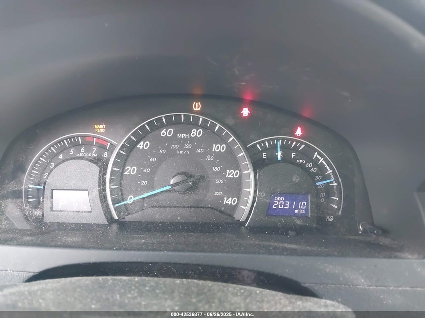 2012 TOYOTA CAMRY VIN: 4T1BF1FKXCU010128