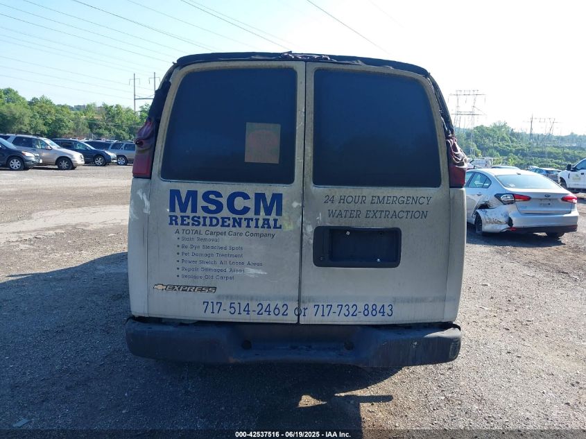 2008 Chevrolet Express Work Van VIN: 1GCHG35K381141645 Lot: 42537516